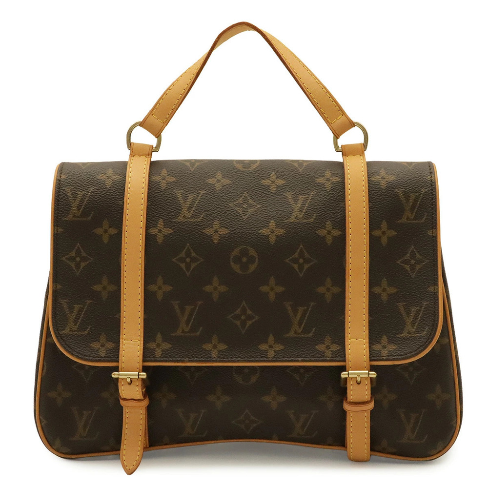 Louis Vuitton Monogram Marelle Sac Backpack 2Way Shoulder Bag Canvas Brown